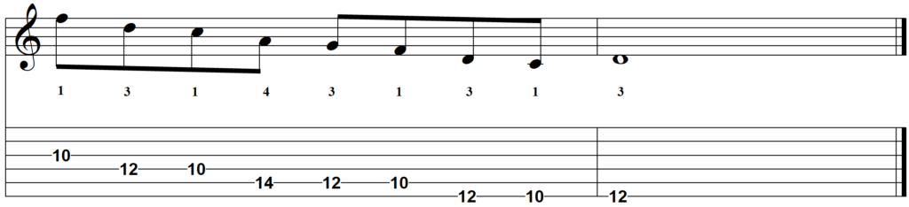 Play Like a Rock Star with Open G Tuning - D Minor Pentatonic line 2
