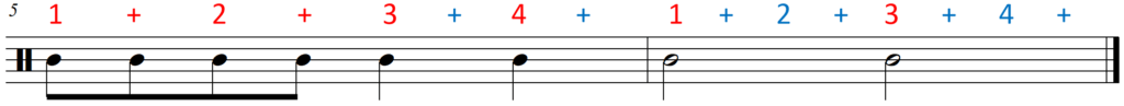Color Coded Rhythm 3 line 3
