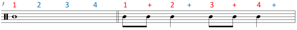 Color Coded Rhythm 3a line 2