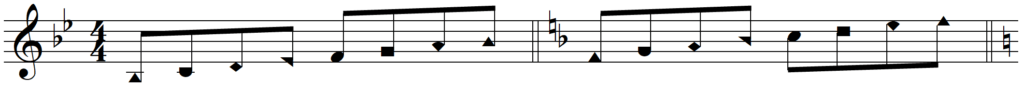 Color Coding Music for Success - Shape Notes line 1