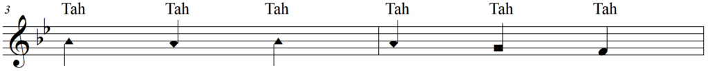 Singing Shape Note Solfege Harmonic Minor - Quiz line 2