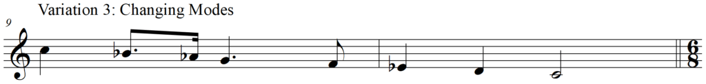 Ten Ways to Spice Up Your Melodies with Melodic Variation line 5