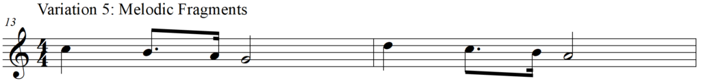 Ten Ways to Spice Up Your Melodies with Melodic Variation line 7