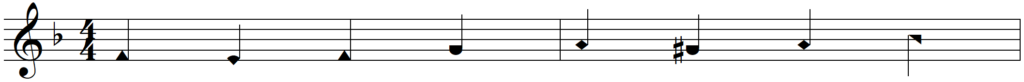 Singing Chromatic Solfege Using Shape Notes - Quiz line 1