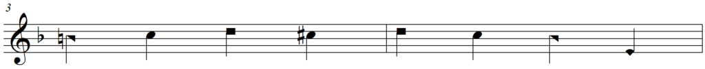 Singing Chromatic Solfege Using Shape Notes - Quiz line 2
