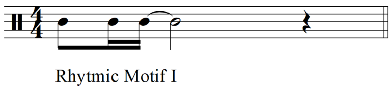 Writing Great Songs Using Rhythmic Motifs - Rhythmic Motif 1 (2)
