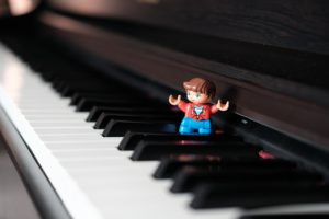 Lego Rhythm Manipulatives - Lego Man on the Keyboard