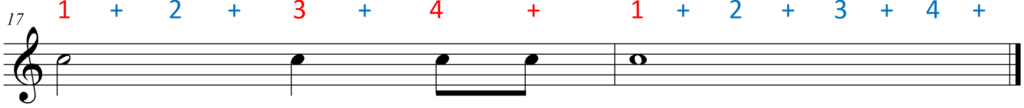 Color Coded Eighth Note Clapping - color - line 9