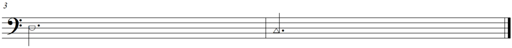 Singing 7th Chords in Tune - Bass and Organ 1 (line 2)
