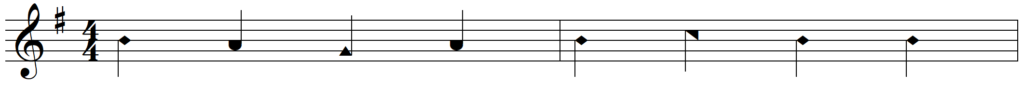 Singing Shape Note Solfege Phrygian Melodies - Quiz line 1