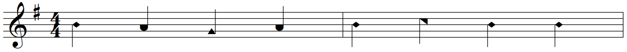 Sing note. Диктант мелодический си минор. Ascending Scale пример.