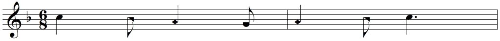 Singing Shape Note Solfege Mixolydian Melodies - Quiz line 1