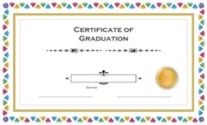 How to Graduate from Color Coded Music Symbols - Certificate of Graduation
