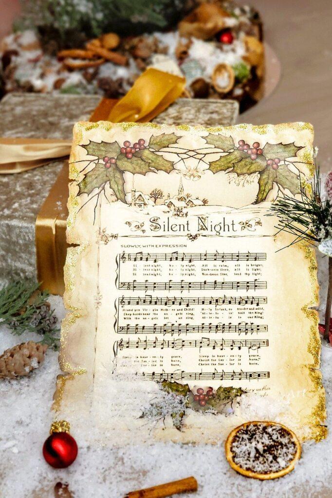 Sing Silent Night with Shape Note Solfege - Sheet Music