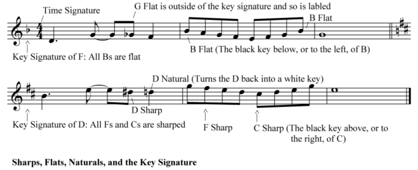 Reading Music (A Quick Guide to How to Read Music) - Sharps, Flats, Naturals, and Key Signatures