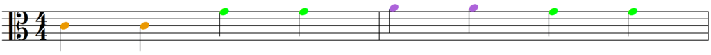 How to Color Code the Elusive Alto Clef - Alto Clef - line 1