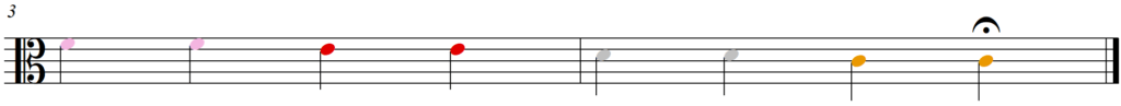 How to Color Code the Elusive Alto Clef - Alto Clef - line 2