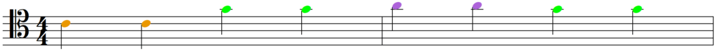 How to Color Code the Elusive Alto Clef - Tenor Clef - line 1