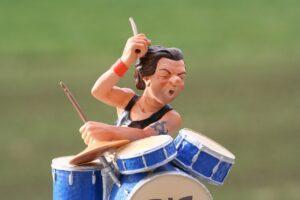 How to Color Code Music to Optimize the Steady Beat - Drummer Figurine