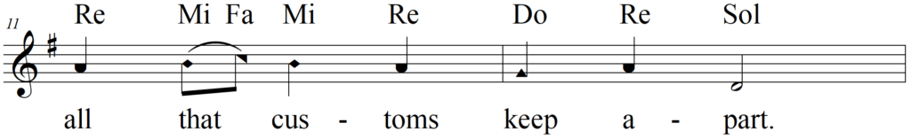 Singing Beethoven's Beautiful Ode to Joy - line 6