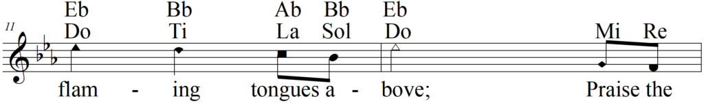 Come Thou Fount of Every Blessing line 6