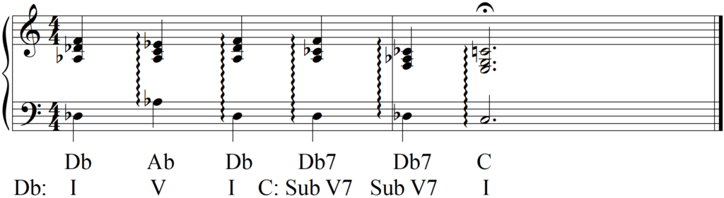 How to Unlock Music Key Changes with Modulation - Sub V7 Chords