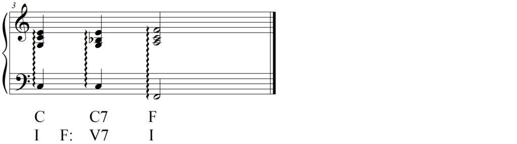 How to Unlock Music Key Changes with Modulation - V7 of V Chords line 2