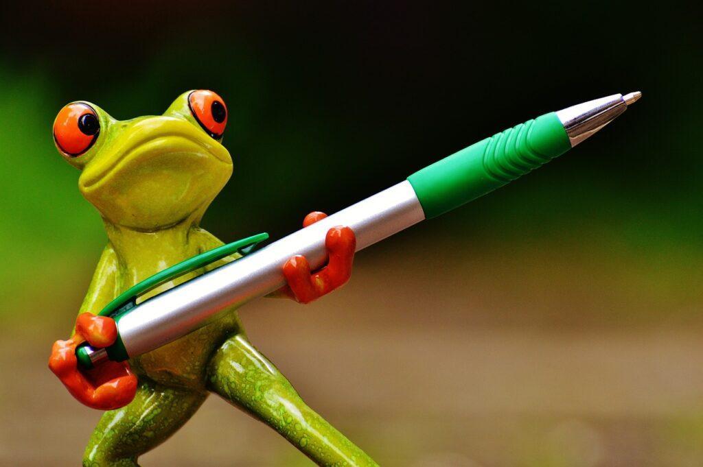 How to write a Parody without Being Sued - Frog with a Pen