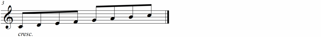 What Is the Essential Meaning of Crescendo in Music - Crescendo line 2