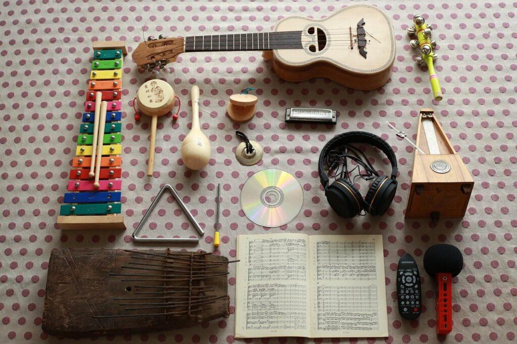 How to Set Up a Music Teacher’s Percussion Bag - Xylophone, Triangle, Maraca, Castanet, Finger Cymbal, Jingle Stick