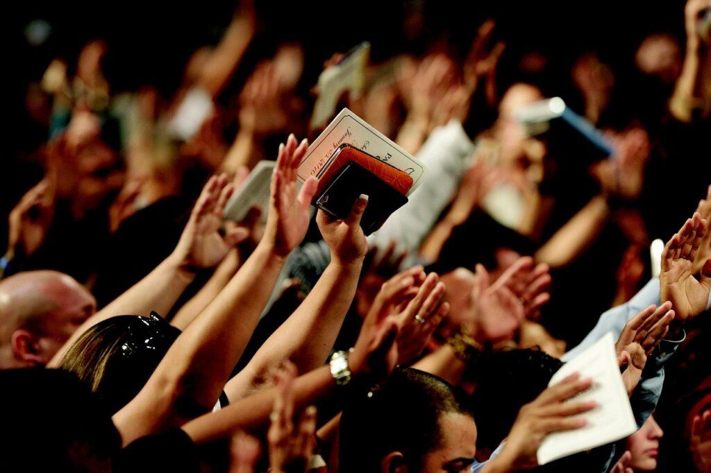 How to Write Heavenly Worship Songs - Hands Raised in Worship and Bible
