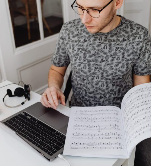 Do I Really Have to Learn Music Theory to Learn How to Play Piano - Learn the Elements of Songwriting Construction - Songwriter at a Computer - after they can sight-read what’s left for musicians to learn - What is a Parallel Mode and How Does it Work - How Can I Learn the Basics of Music Theory - The Top 5 Best Drake Sheet Music Gift Ideas