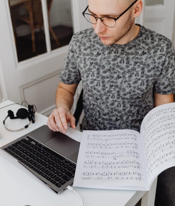 Do I Really Have to Learn Music Theory to Learn How to Play Piano - Learn the Elements of Songwriting Construction - Songwriter at a Computer - after they can sight-read what’s left for musicians to learn - What is a Parallel Mode and How Does it Work - How Can I Learn the Basics of Music Theory - The Top 5 Best Drake Sheet Music Gift Ideas